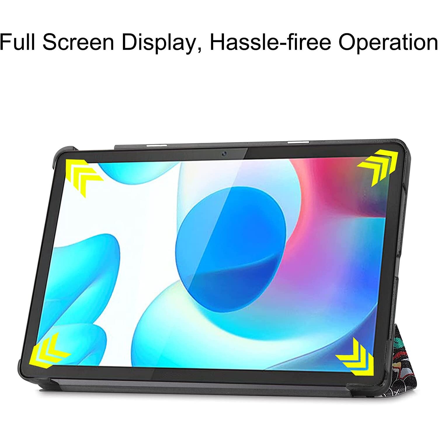 Husa pentru tableta Realme Pad 10.4 inch, Sigloo, Model Graffity