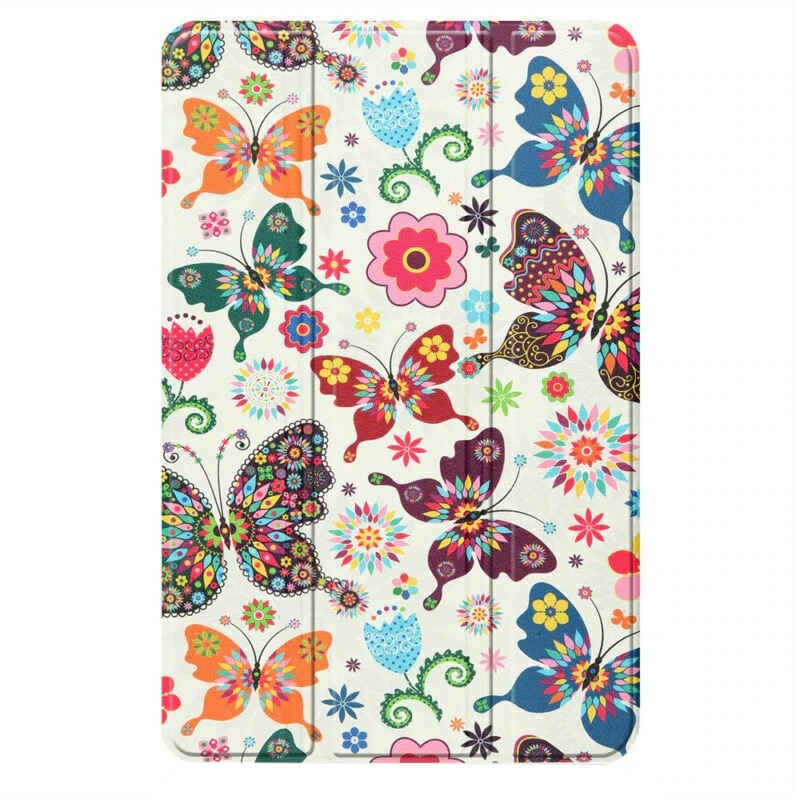 Husa Slim Sigloo, Smart Cover, Trifold, pentru tableta Nokia T21 2022, 10,4inch, model Butterfly