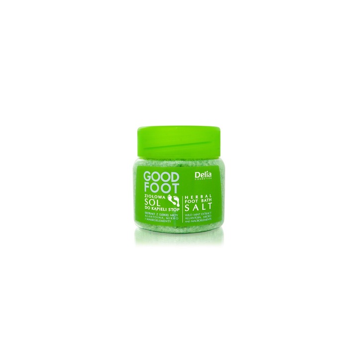 Sare de baie, Delia, Cosmetics, Good Foot, 570 g