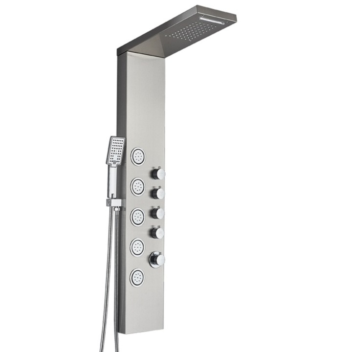 Panel dus, Blackswan, Tip M8015 model nichel cu functii SPA, dimensiune 114 cm