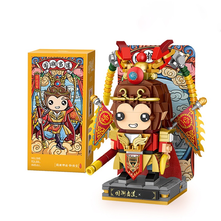 Set de constructie figurina, Plastic, 6ani+, Multicolor