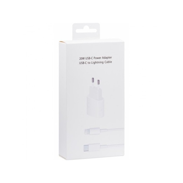 Gyorstöltő kompatibilis az iPhone 11 / 11 Pro / 11 Pro Max / XS Max / XS / X / XR / 8 / 8 Plus készülékekkel, dobozos, 20 W