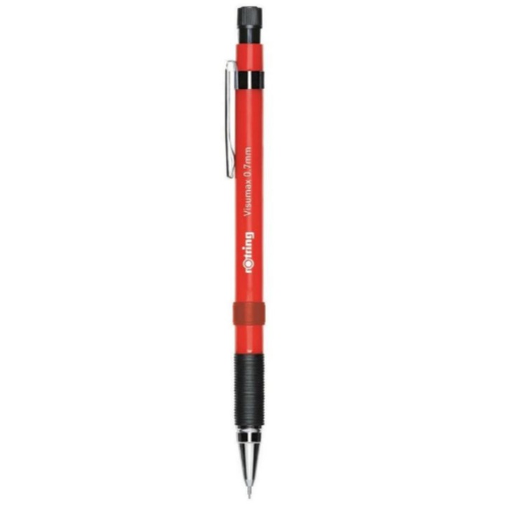Creion mecanic, Rotring, Plastic, 0.7 mm, Rosu