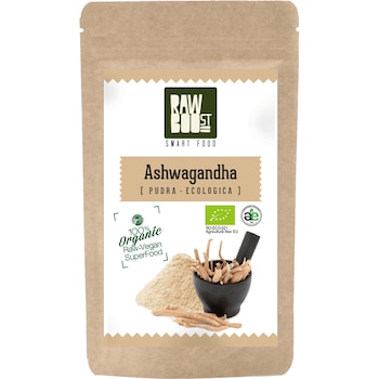 Ashwagandha ecologica pudra 125g, Rawboost Ashwagandha ecologica pudra 125g, Rawboost