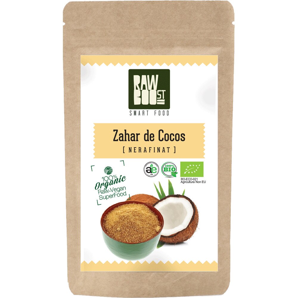 Zahar de cocos ecologic 250g, Rawboost
