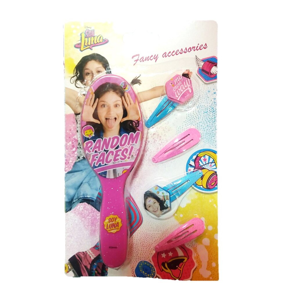 Set accesorii de par, Soy Luna, roz, 3-8 ani