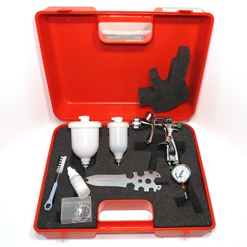 Pistol de vopsit profesional Walcom EGO HVLP pentru lucrari fine, retusuri, patine, cu duza de 0.7 Pistol de vopsit profesional Walcom EGO HVLP pentru lucrari fine, retusuri, patine, cu duza de 0.7