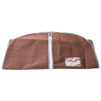 Husa protectie haine, Domo Pak, maro, 60 x 135 cm Husa protectie haine, Domo Pak, maro, 60 x 135 cm