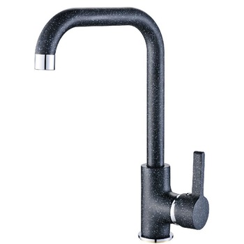 Baterie chiuveta bucatarie cu pipa inalta finisaj granit negru Baterie chiuveta bucatarie cu pipa inalta finisaj granit negru