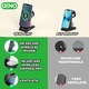 Incarcator Wireless Qeno® Statie Incarcare 4 In 1 Qi Fast Charger 25W Incarcare Rapida, Ceas Alarma, Compatibil Doar Cu Apple Watch Seriile 2-7, Airpods 2/3/PRO si Iphone Android Samsung Huawei Xiaomi, Negru