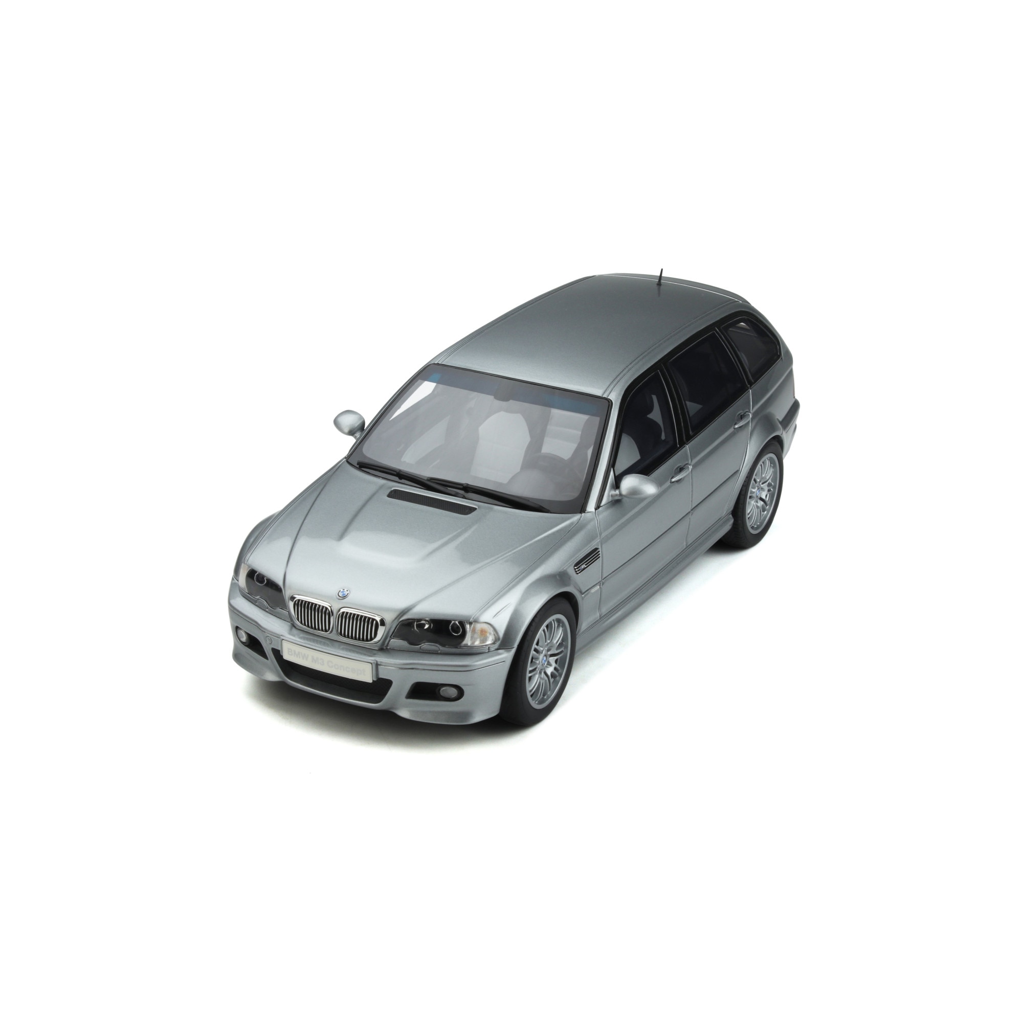 Modell autó BMW E46 Touring M3 Concept Silver, 1:18 Otto Models