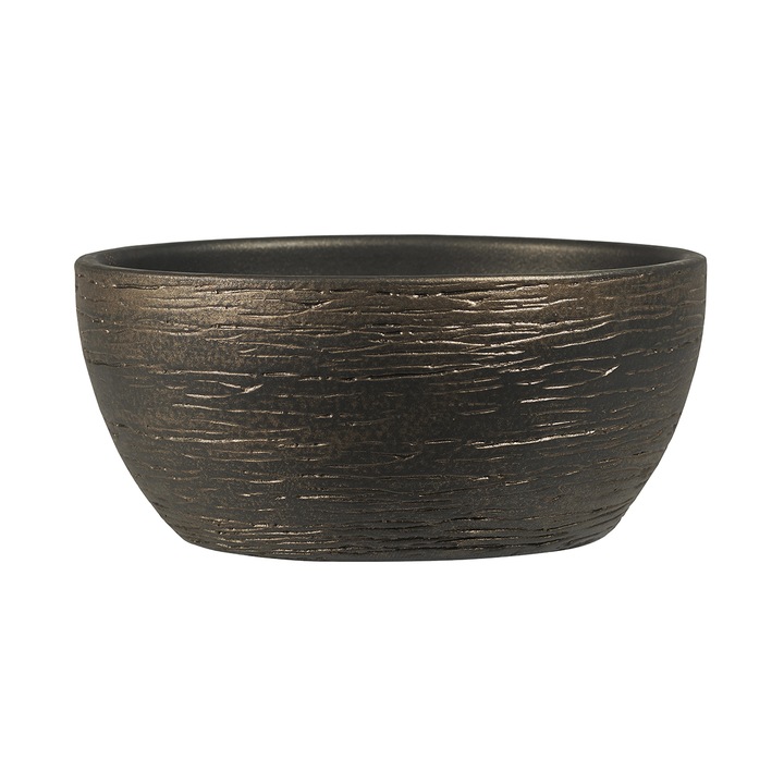 Ghiveci ceramica, Soendgen Keramik, Pescara Festive, 21 cm, antracit-gold