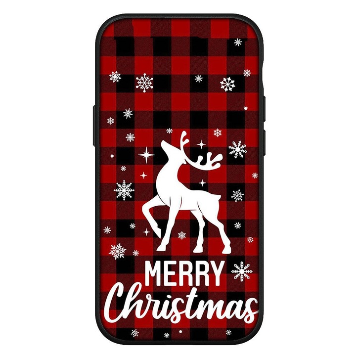 Кейс HQ, За Apple iPhone 12 Pro Max, Reindeer 2, Микрофибърна вътрешна облицовка, Силикон, Черен