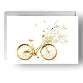 Felicitare cu plic, Spring bike, flori, bicicleta, primavara Felicitare cu plic, Spring bike, flori, bicicleta, primavara