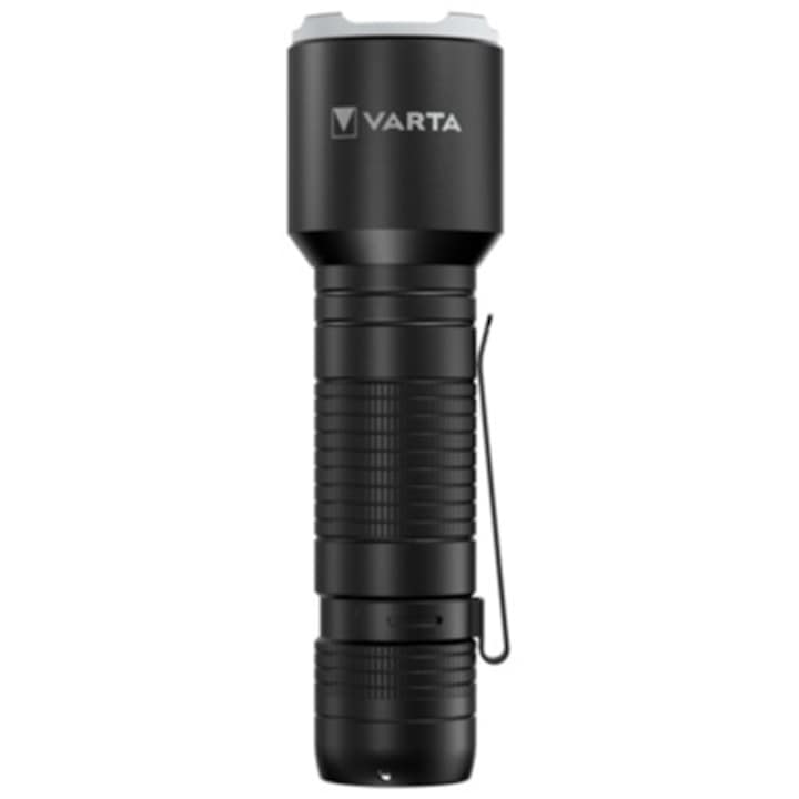 Фенер LED Varta Aluminium Light F30 Pro, 400 lm, 3xAAA, Алуминий, Черен