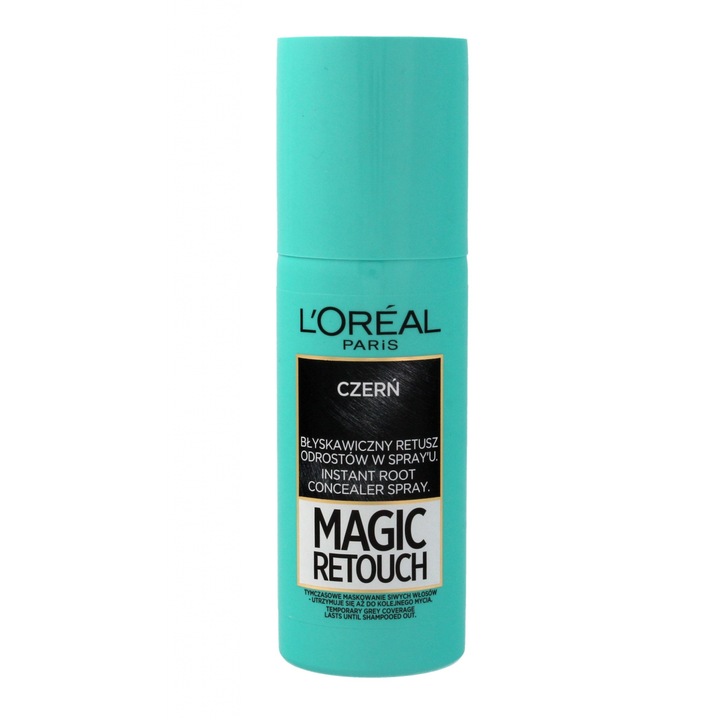 Спрей за корекция на корени, L'Oreal Paris, No. 1, черен, 75 мл