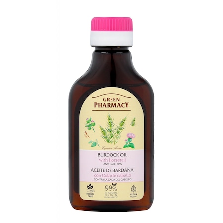 Ulei de brusture impotriva caderii parului, Green Pharmacy, 100 ml