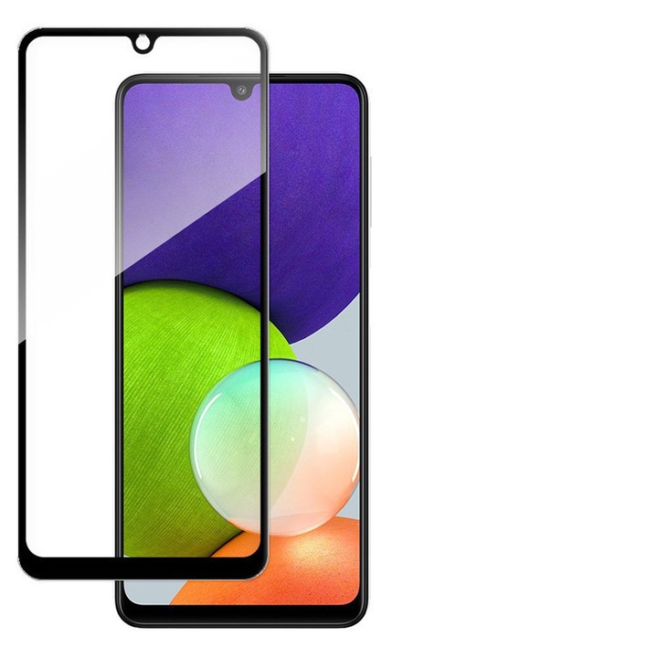 Üvegfólia Full Cover Flexi Nano Glass, Wozinsky, 9H, Samsung Galaxy A22 kompatibilis, átlátszó