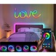Kit Banda LED NEON 5050+WS2812B RGBIC, Bluetooth, Control Prin Aplicatie Mobila, 8 metri (2x4m), 300 LED-uri, Rezistent la Apa IP67, Luminozitate Reglabila, Efect Curcubeu