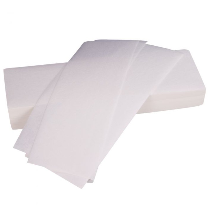 Benzi PPSB pentru epilat 7cm x 22cm, alb, 100 benzi/set