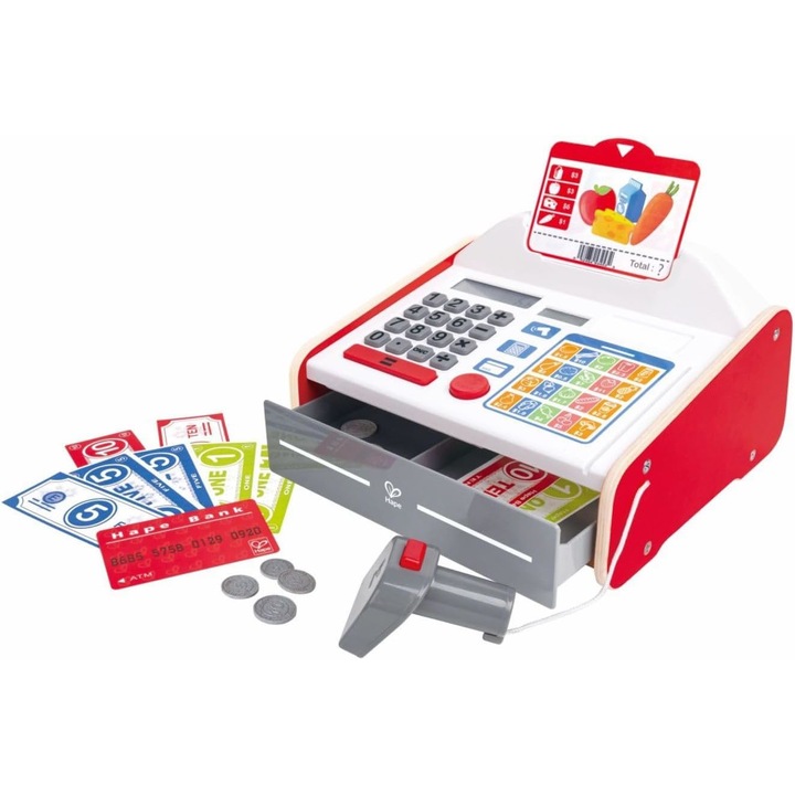 Дървена играчка, Hape, Касов апарат