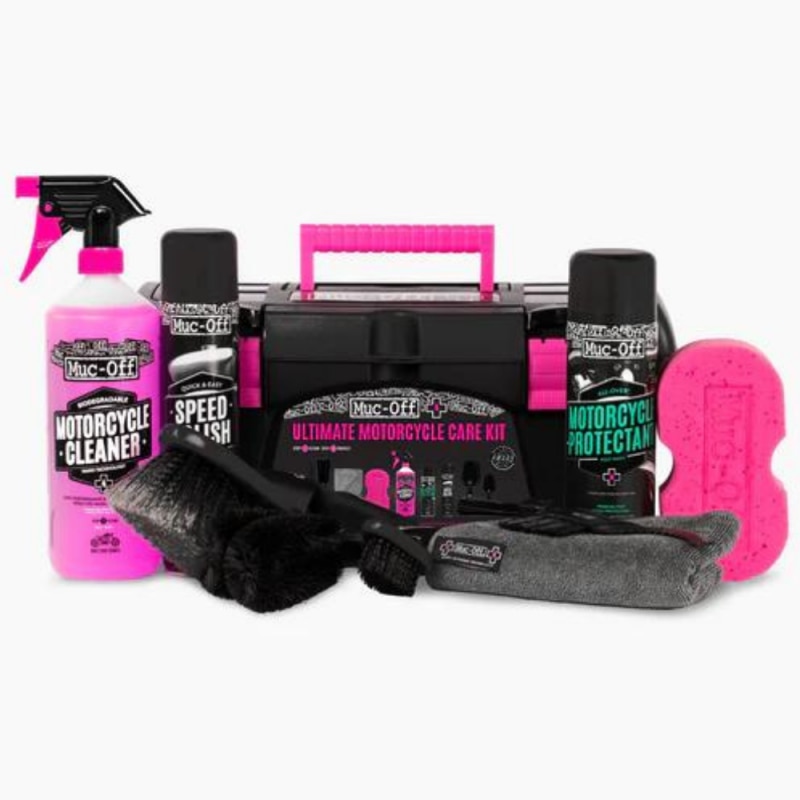 Set produse pentru curatare motocicleta, Muc-Off Ultimate Motorcycle Care  Kit, 10 buc 