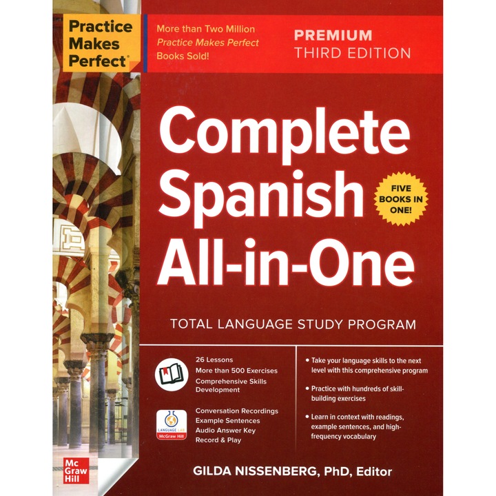 Practice Makes Perfect: Complete Spanish All-in-one, Premium Third Edition - Gilda Nissenberg