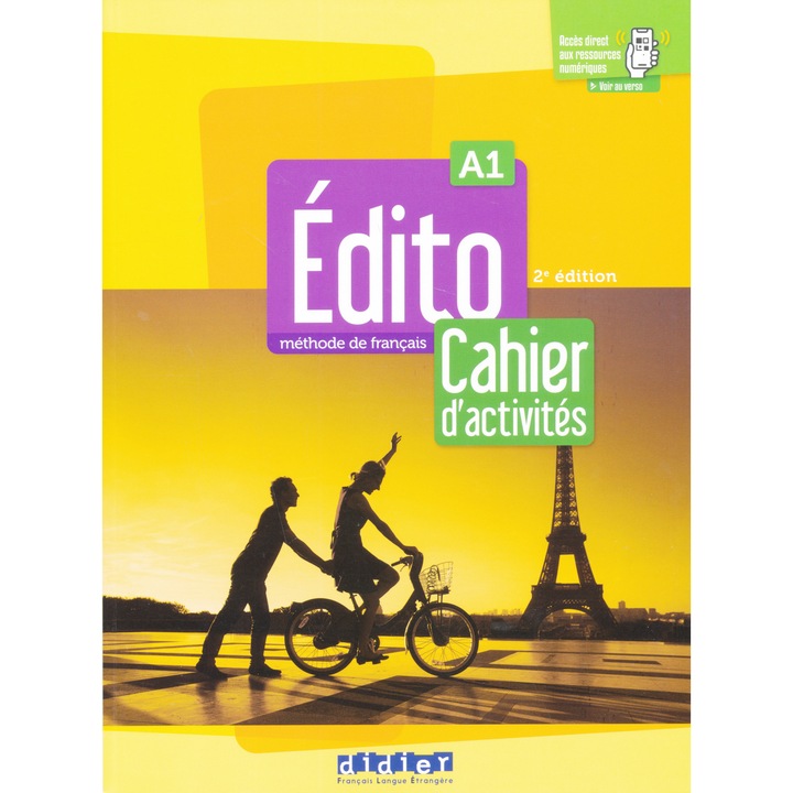 Édito A1 - 2eme édition - Cahier d'activités + didierfle.app
