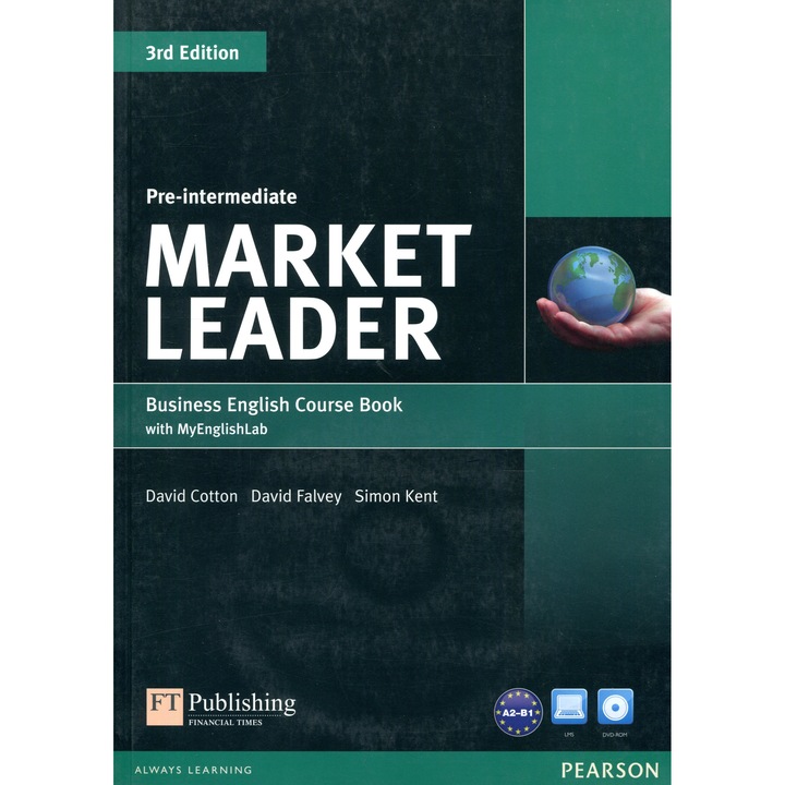 Market Leader 3rd Edition Pre-Intermediate Coursebook with DVD-ROM andMy EnglishLab