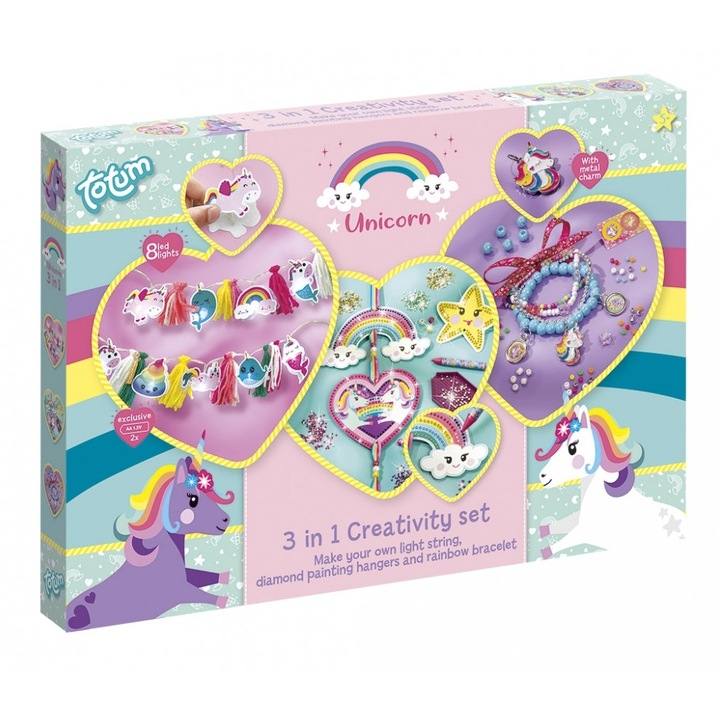 Set creativ, Totum, Unicorn 3 in 1