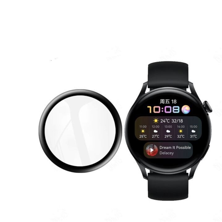 Протектор за екран, За Huawei Watch 3, 46 мм, Кръгъл, Полиуретан