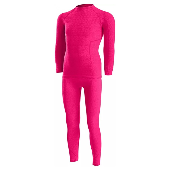 Детско функционално термобельо Lenz Underwear Kids, розово, Розово