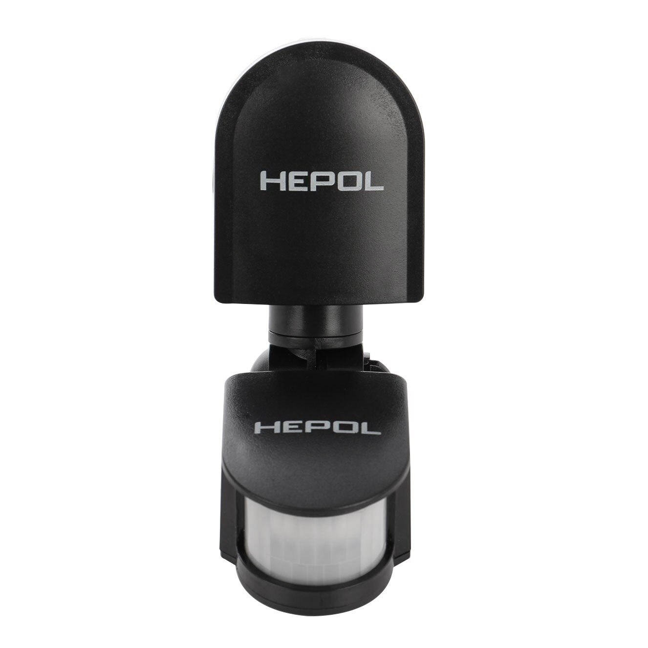 Senzor de miscare Hepol, exterior, IP44, 120 grade, negru