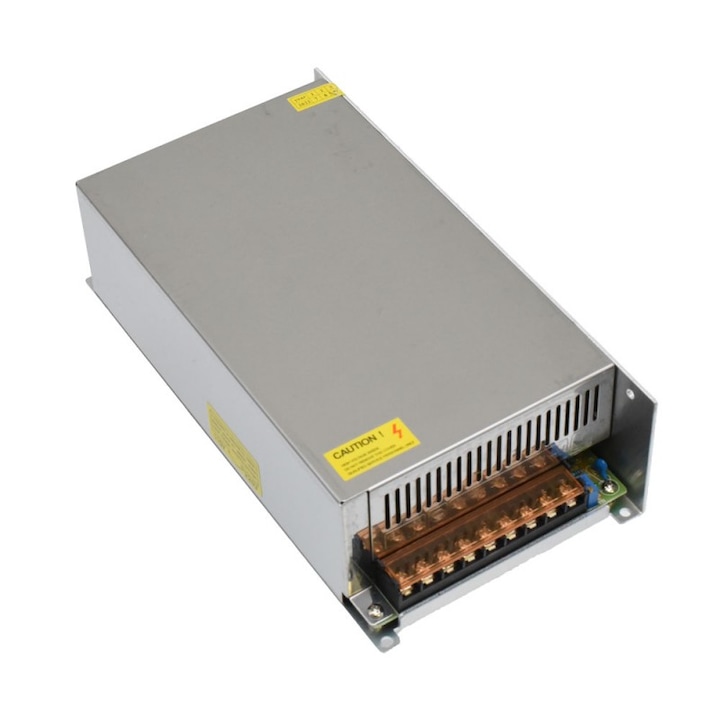 Vékony tápegység, fém ház, beltéri, 48V, 480W, 10A