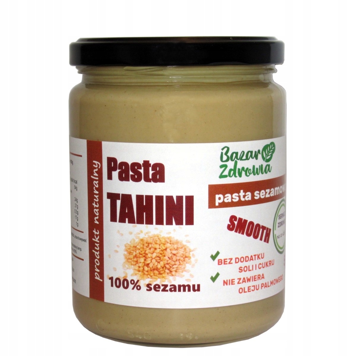 Pasta Tartinabila Bazar Zdrowia Tahini De Susan 500g Emagro 0462