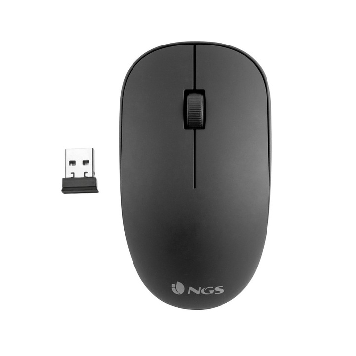 Mouse wireless NGS Easy Alpha 1000dpi USB negru