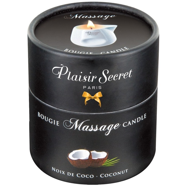 Свещ Plaisir Secret, Coconut, 80мл