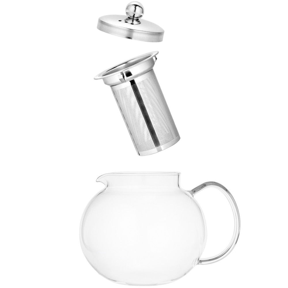 Комплект чайник с цедка и чаши Quasar & Co., 650 ml/2 x 250 ml, 2 x ...