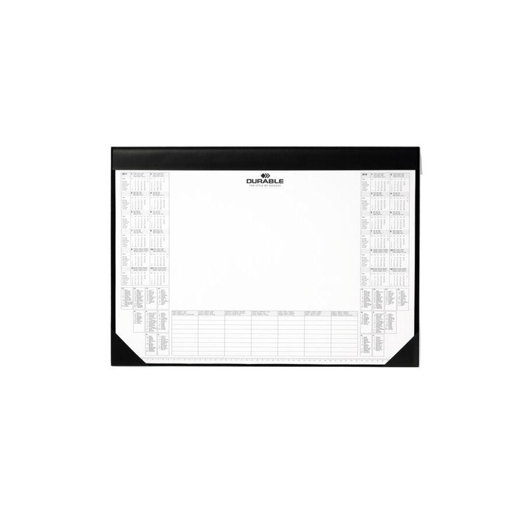 Calendar de birou, Durable, 25 file, Alb