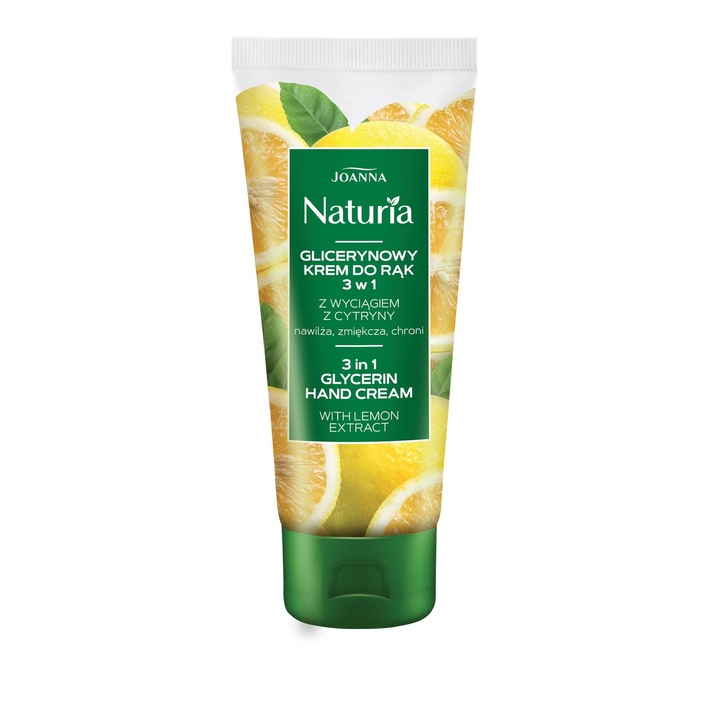 Crema de maini Joanna Naturia Glycerine Lemon, 100g