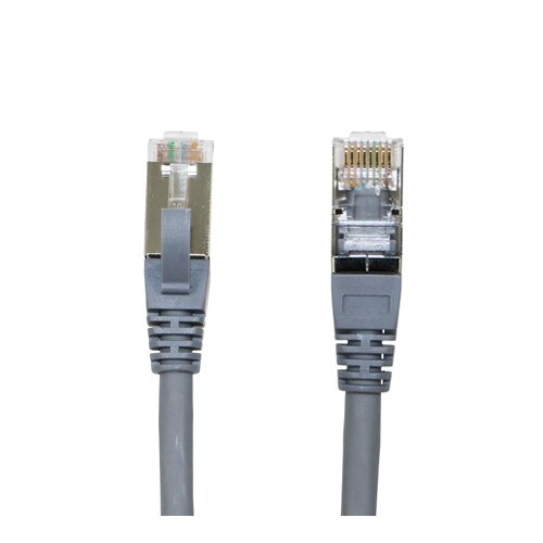 Patch cord FFTP Excel Networking Cat 6A gri 1m 26 AWG 500 MHz