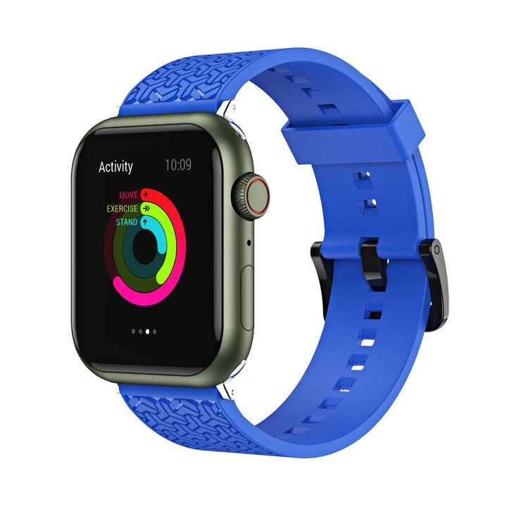 Каишка за часовник, Hurtel, за Apple Watch 7 / SE (45/44 / 42 мм), син