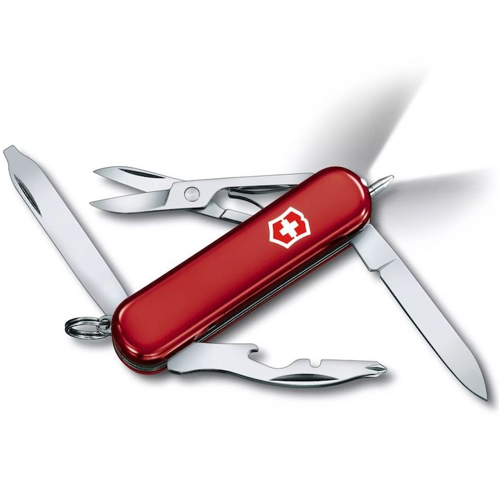 Джобен нож Victorinox Midnite Manager 0.6366, 58 mm, червен