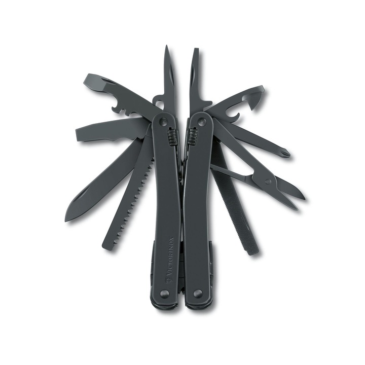 Unealta multifunctionala Victorinox Swiss Tool Spirit XBS 3.0224.3CN, negru, 25 functii