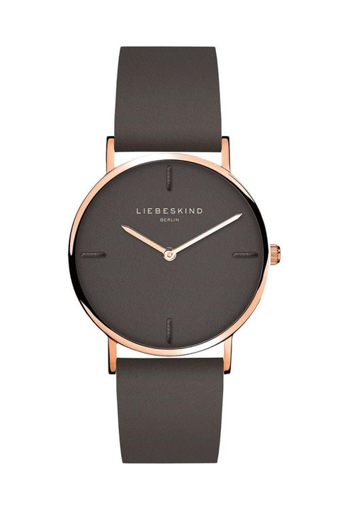 Ceas de dama, Liebeskind Berlin, LT-0133-LQ, Otel inoxidabil/Piele naturala, Gri