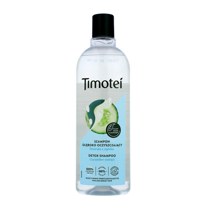 Sampon pentru curatare profunda Timotei, Detox, Castravete, 400ml