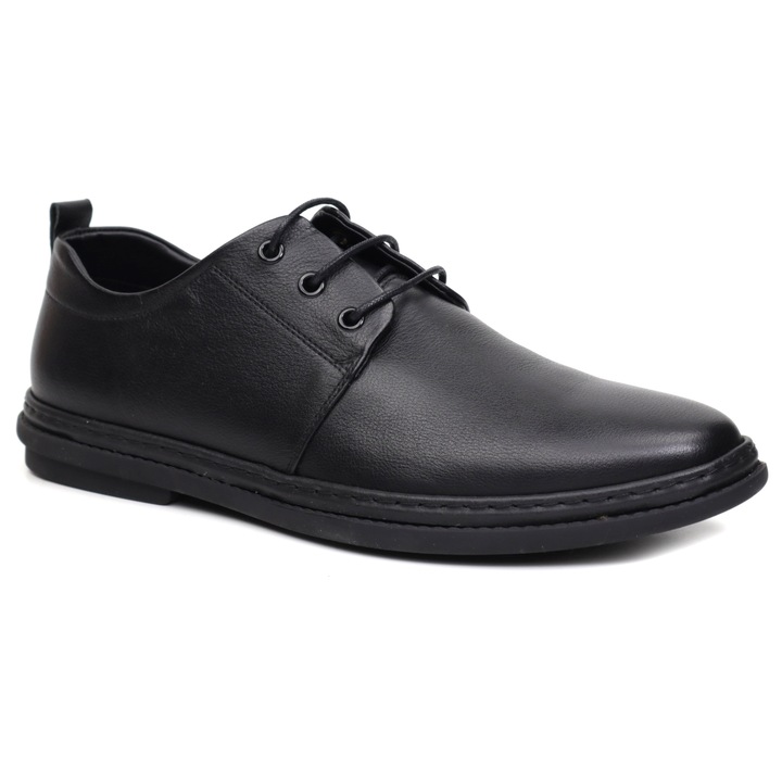 Черни мъжки обувки Mels