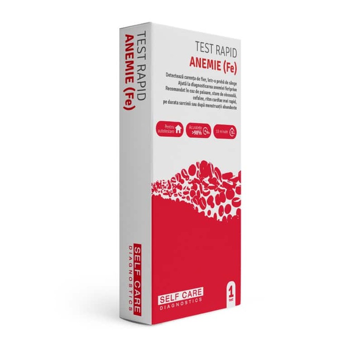 Test rapid anemie (carenta de fier) Self Care