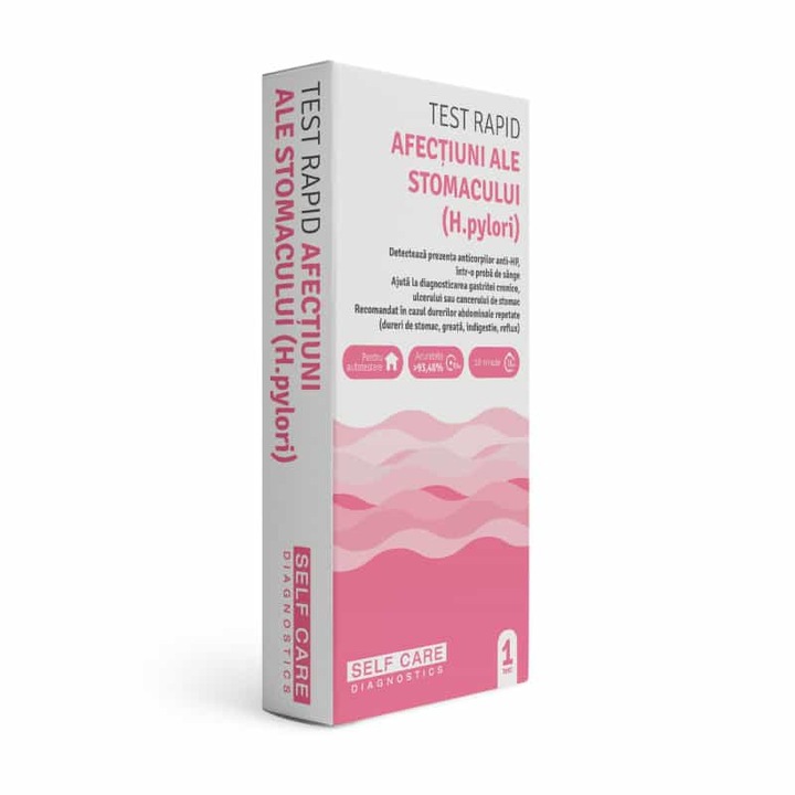 Test rapid afectiuni ale stomacului (H. pylori) Self Care