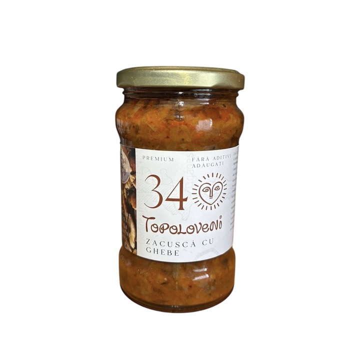 Zacusca cu ghebe Topoloveni de altadata 300g